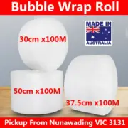 Bubble Wrap Roll 500mm 375mm 300mm x 100M Cushioning Clear 10mm Bubbles Size