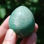 1.9in Flashy Amazonite Crystal Egg, Madagascar #1
