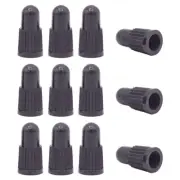 12 X You.S Bicycle Valve Caps Sv Presta Valve Cap Ø 5 MM Black Plastic