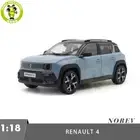 1/18 Renault 4 E-Tech 100% Electric 2025 Norev 185521 Blue Diecast Model Car