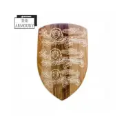4Ground Replica Swords & Shields Three English Lions Etched Shield New
