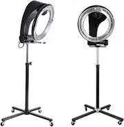 1 PC Standing Hair Dryer Accelerator Colour 360 Rotating Halo Rolling Adjustable height 110-165cm Salon Equipment 2.2m Cord Length Timed Temperature Adjustment