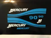 Mercury Outboard 25 - 150 hp Custom LIGHT BLUE Marine Vinyl free ship