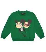 [Mini Rodini] Mini Rodini Ritzratz printed cotton jersey sweatshirt M 6/9 green