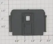 Lionel 9547-34 Dark Gray Painted Vestibule Bulkhead