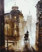 Paint By Numbers DIY Painting Abstract Street Drawing On Canvas Home Decor