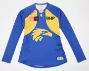 West Coast Eagles Womens Player Issue Guernsey #2 With GPS Pouch Size 10