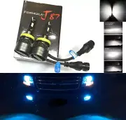 LED Kit G8 100W H11 10000K Blue Two Bulbs Head Light Low Beam Replacement Stock