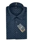 100% New Hugo Boss Slim Fit Sport Shirt Midnight Blue XL (42 - 16 1/2) 250390