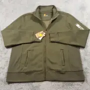 Carhartt Full Zip Sweater Jacket Womens Size 2XL (20) Green With Tags