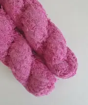 COTTON FRIZZ Ribbon Recycled Macrame Weaving Rainbow Wall Hanging