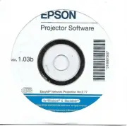 Software: Epson Projector Software ver. 1.03b for Windows & Macintosh