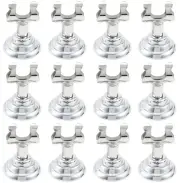 HARP Style Menu / Number / Name Card Chrome Holder Wedding/Party/Banquet 12x Lot