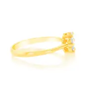 Luminesce Lab Grown 1/2 Carat Diamond Ring in 9ct Yellow Gold, O