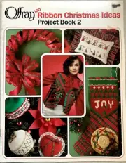 Offray Ribbon Craft Pattern Booklet 100 RIBBON CHRISTMAS IDEAS Fast Beautiful