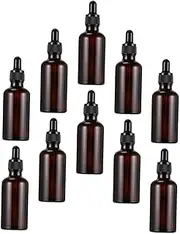 GANAZONO 10Pcs Dropper Bottles for Essential Oils Refillable Travel Bottles Durable and Wear Resistant Medicine Storage for DIY Perfume and Oils