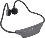 Swimming Headphones, Bone Conduction Headphones, IPX8 Water Proof Bluetooth 5.3 Open Earphones for Swimming, Diving, Fitness, Running, Built in MP3 Player (Gray)