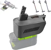 for Dyson V10 Vacuum Adapter for Ryobi 18V Adapter, RY18V10 Adapter Converter for Dyson Cyclone V10/SV12 Series Vacuum Cleaner(No Battery)