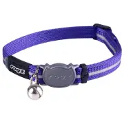 Rogz Alleycat Adjustable Safeloc Cat Collar Purple 11mm