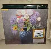 Vintage Tomas Kinkade PBN Paint by Numbers Lilac Bouquet NOS 2005 RoseArt
