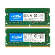 Crucial 8GB (2X 4GB) DDR4 2666MHz PC4-21300 CL19 260Pin Sodimm Laptop Memory Ram