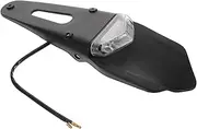 Mobestech Rear Motorcycle Plate Tail Light Led Tail Brake Light Universal Fit for Off-road Mountain Desert Rural Riding