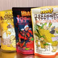 在飛比找蝦皮購物優惠-(現貨)韓國HBAF 杏仁果 190g 蜂蜜奶油 杏仁果與烤