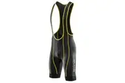 Skins Men's Cycling Activewear Heritage Bib Short Black/Zest