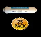 25PC INLINE POST CARBON FILTER 2x10 REVERSE OSMOSIS WATER Fridge, Icemaker IL10