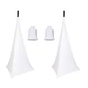 Speaker Stand Cover Tripod Stand Skirt, DJ Speaker Stand Tripod Cover Scrim 3...