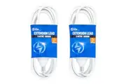 2PK The Brute Power Co 5m Extension Lead Cord Cable AU NZ 2400W 240V Home Plug