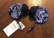 Disney VERA BRADLEY Minnie Ear Headband Mickie & Minnie Floral Tonal Pattern
