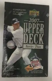2007 Upper Deck Series 2 Baseball Hobby Box Factory Sealed