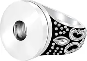 ANDANTE Chunk Ring for Chunks Click Buttons Press Studs 18-20 mm Compatible with All Chunk Manufacturers