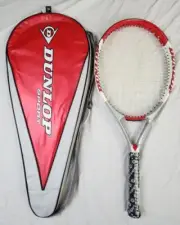 Dunlop Super Revelation Tennis Racket (671984) w/ Cover - 4 1/4 in, Strung, OS