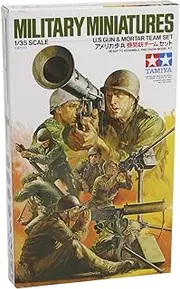 Tamiya U.S. Gun and Mortar Team 1:35 Scale Model Kit