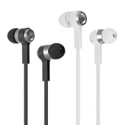 GORSUN GS-C6 ABS 3.5mm In-ear Headphone with Microphone for Tablet Cell Phone WHITE