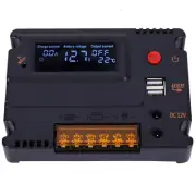 Solar Panel Regulator 10A LCD Backlight For 4 / 8 Series Iron Phosphate Battery