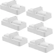 Levemolo Fence Support Brackets 6pcs Garden Fencing Stand Plastic Stakes for Gardening Privacy Fence Base Easy to Install