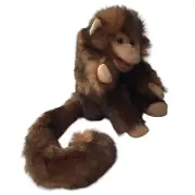 FOLKMANIS Hand Puppet Brown Monkey Long Tail. Small. 20 Inches