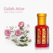 Gulab Attar / Gulab Perfume Oil Pure 100% Organic (10ML - 100ML)