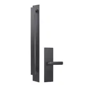 Gainsborough Matt Black Trilock Omni Allure Dummy Trim Set