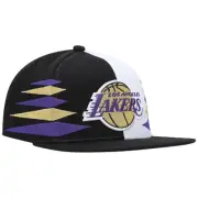 Mitchell & Ness NBA Los Angeles Lakers Diamond Cut Snapback Adjustable Hat OSFM