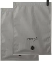 パスツール(pastool) go out Extreme Deflation Compression Bags, Oxford Fabric, Water Repellent Inside with Air Valve, 2 Pack of Travel Clothing Compression Bags, Medium