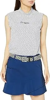 PEARLY GATES(パーリーゲイツ) Parly Gates 055-3167408 Women's Sleeveless High Neck Shirt (Small Pattern, Stretchy