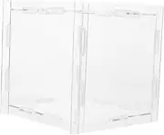 TOGEVAL Box Box Transparent Donation and Voting Box Raffle Container for Parties Multi Functional Suggestion Mailbox for Tips and Donations and Easy to Use
