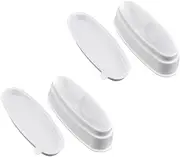 FRCOLOR Nail Art Dipping Powder Trays French Style Manicure Accessory Plastic Tray Set
