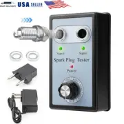 Auto Spark Plug Tester Dual Hole Diagnostic Tool Car Gasoline Ignition Analyze