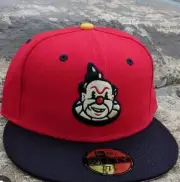 Thrill SF Playland Clowns. 7 1/4 Red/Black. Custom Hat Club.