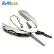 Stainless Steel Outdoor Portable Knife Keychain Screwdriver Multi Tools Mini...